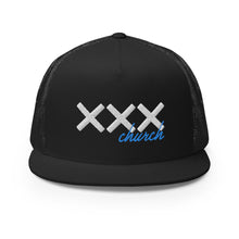 Load image into Gallery viewer, Flat Brim Trucker Cap