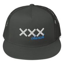Load image into Gallery viewer, Flat Brim Trucker Cap