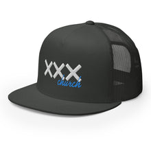 Load image into Gallery viewer, Flat Brim Trucker Cap