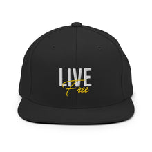 Load image into Gallery viewer, Live Free Flat Brim Trucker Cap