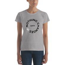 Load image into Gallery viewer, "Nothing Changes" Women's T-shirt