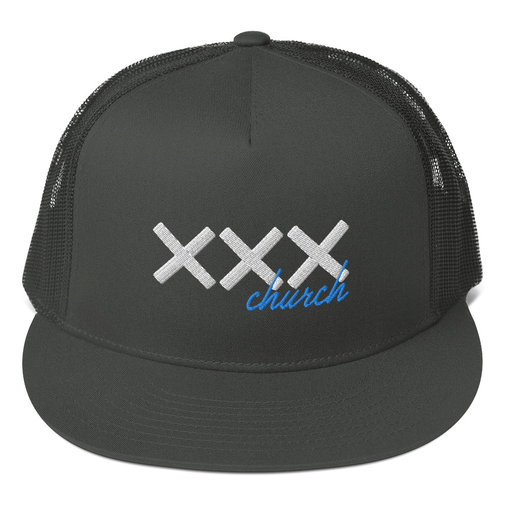 Flat Brim Trucker Cap – Live Free Goods